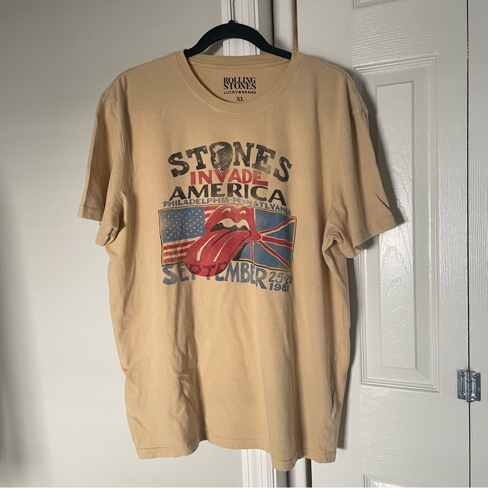 Lucky Brand Rolling Stones t shirt size XL